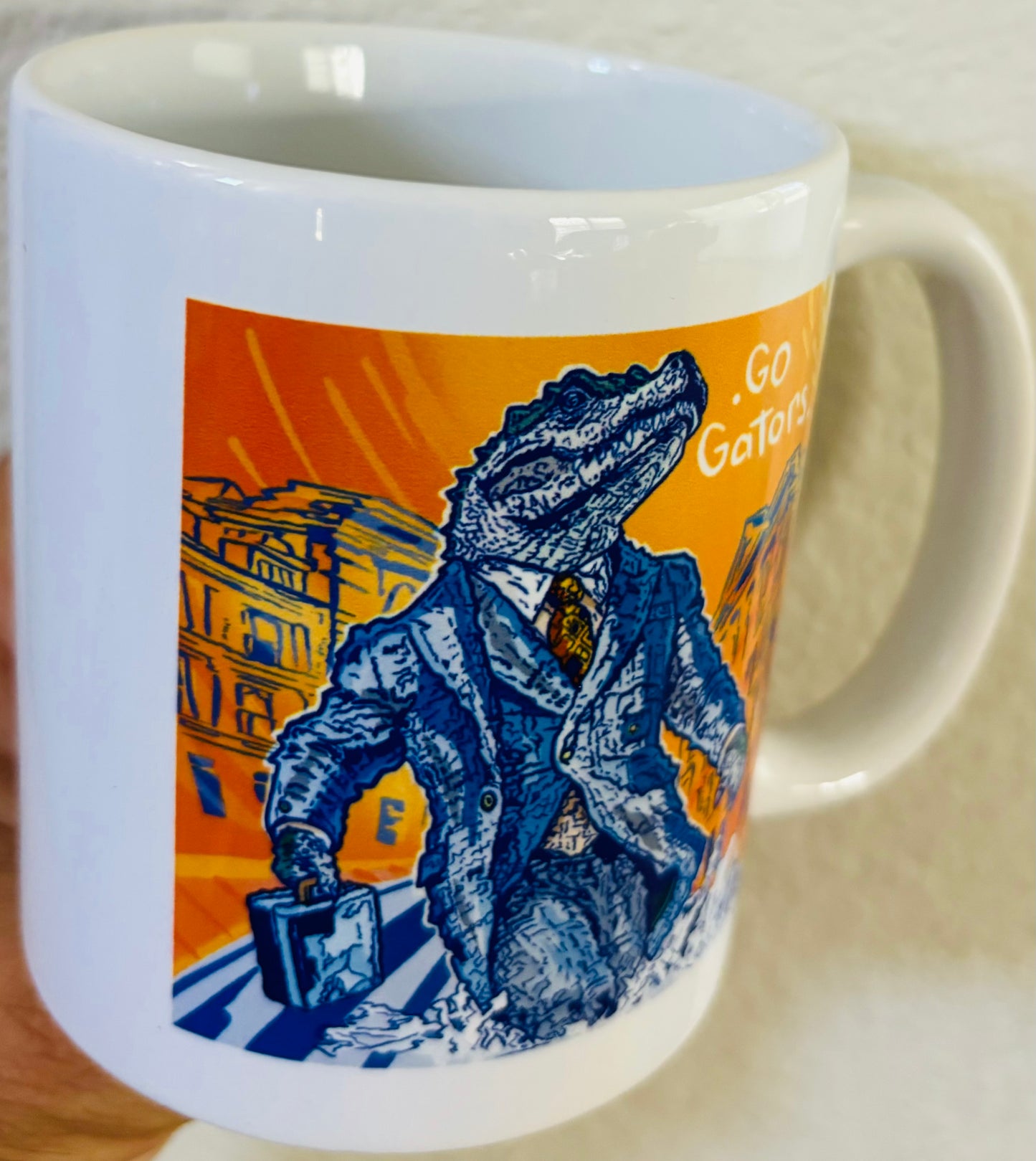 GO GATORS coffee mug