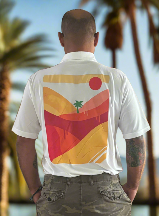Desert Soldier graphic polo