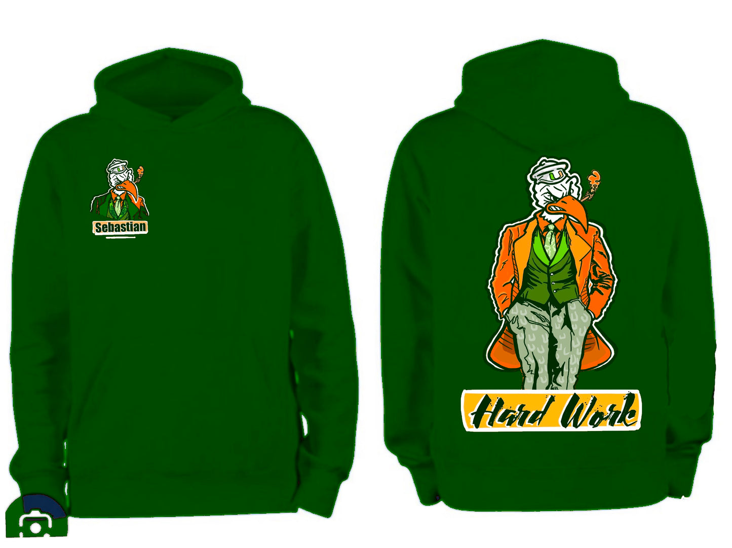 Green Sebastian hoodie